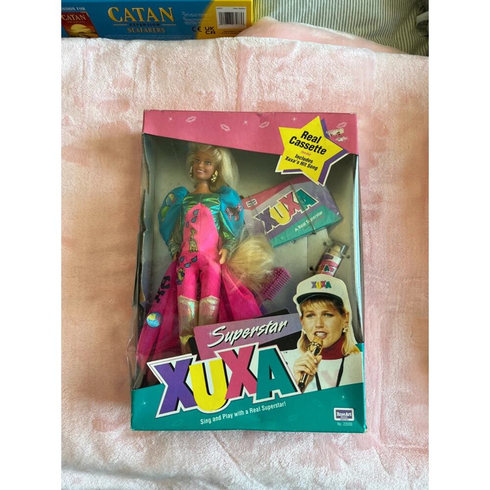 Superstar XUXA 1993 Rose Art Doll Brazil Singer Cassette Tape